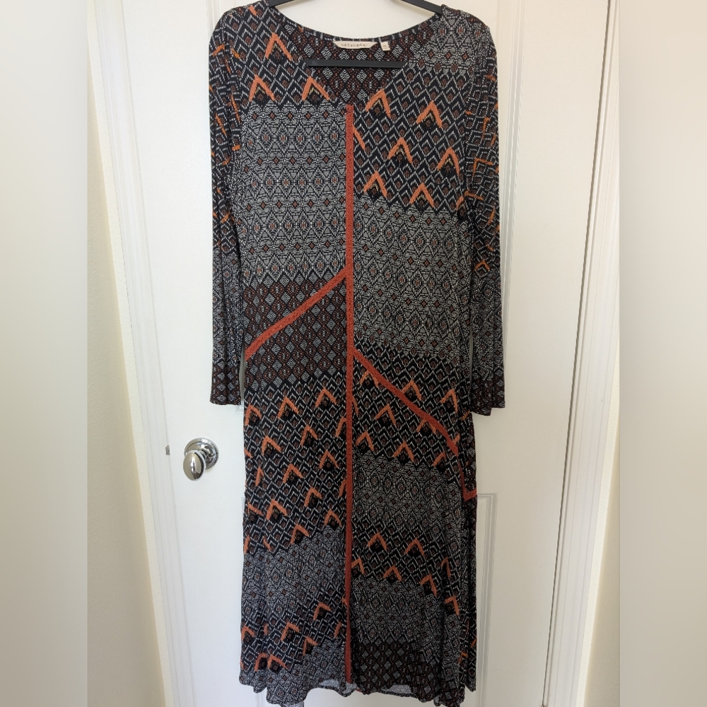 Soft Surroundings Black Sheath Maxi Dress